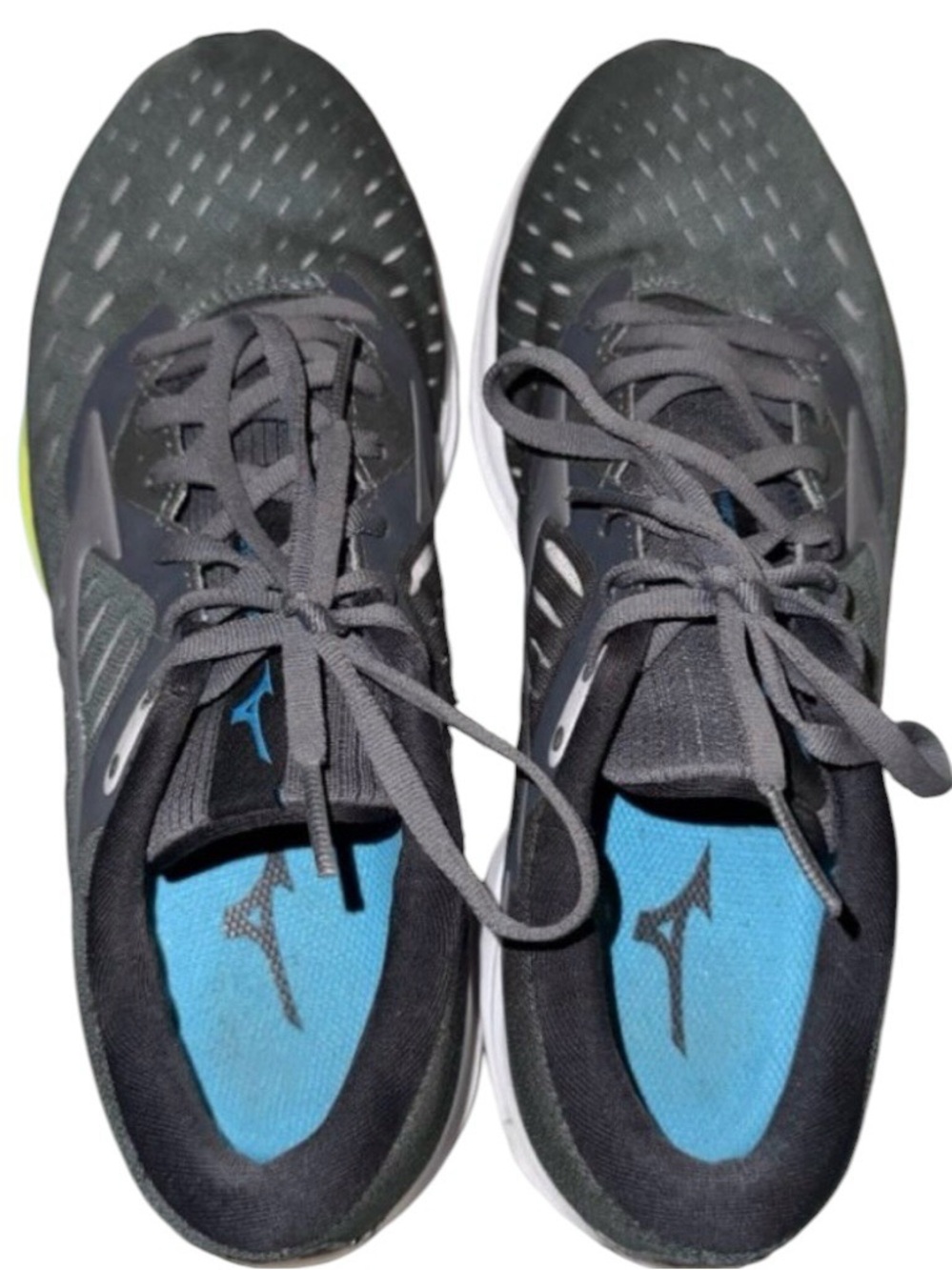 Mizuno Wave Rider 24 Gray Athletic Running Shoes Sneakers Women’s Size 9
